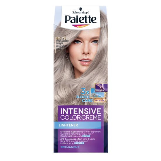 Palette Icc Vopsea Par 12-21 Blond Argintiu Cenusiu Palette Icc Vopsea Par 12-21 Blond Argintiu Cenusiu
