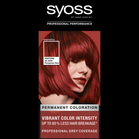 Syoss Professional Vopsea Par 5-72 Rosu Pompei