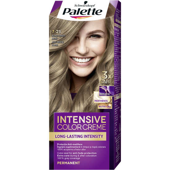 Palette Icc Vopsea Par 7-21 Blond Cenusiu Mediu Palette Icc Vopsea Par 7-21 Blond Cenusiu Mediu