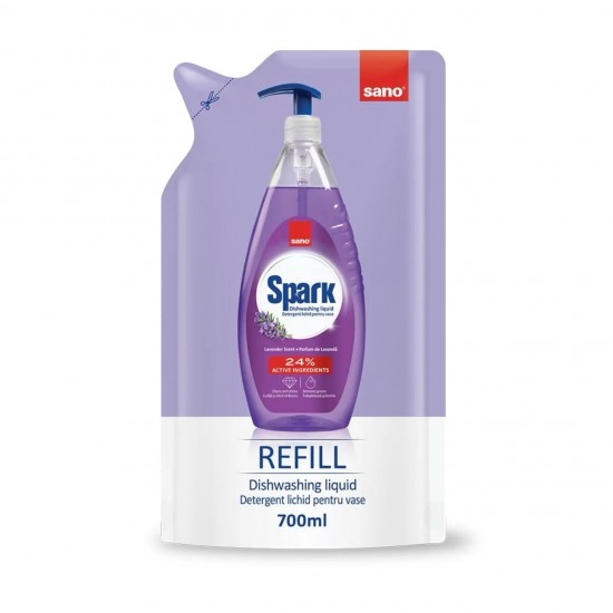 Sano Detergent Vase 700Ml Spark Lavanda