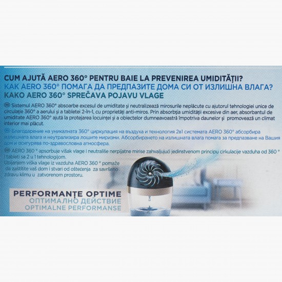 Ceresit dezumidificator Aero 360 aparat + rezerva 450g white