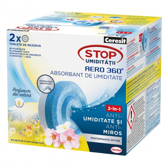 Ceresit Aero 360 Tablete Rezerva 2X450Gr Flori Salbatice