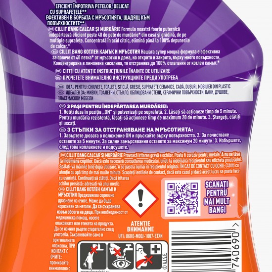 Cillit Bang Natural Solutie Anticalcar 750Ml Lime