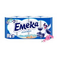 Emeka Hartie Igienica 8Role 3Straturi Ocean Breeze