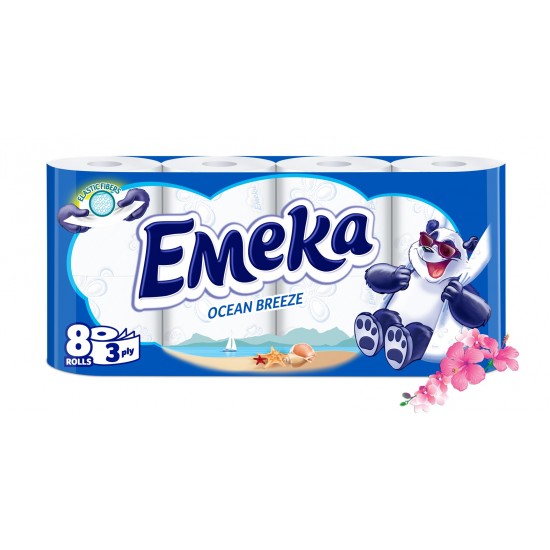 Emeka Hartie Igienica 8Role 3Straturi Ocean Breeze