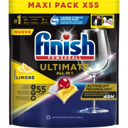 Finish Detergent Vase Capsule 55 buc Ultimate All in one Lemon Finish Detergent Vase Capsule 55 buc Ultimate All in one Lemon