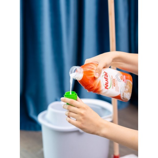 Nufar solutie parchet 750ml cu ceara