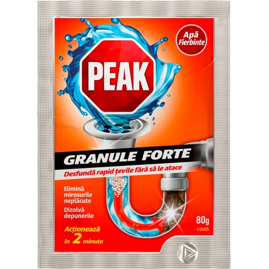 Peak Out desfundat chiuveta granule 80g Apa firebinte 