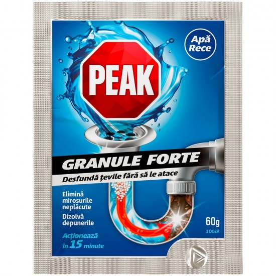 Peak Out desfundat chiuveta granule 60g Apa rece 