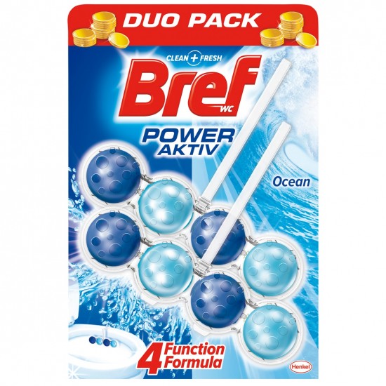 Bref Odorizant WC Bile Power Aktiv 2x50g Ocean