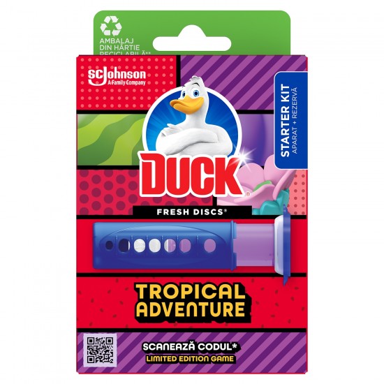 Duck Fresh Discs Aparat wc 36ml Tropical Adventure