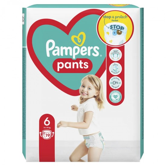 Pampers Scutec Pants Nr.6 Extra Large 16+Kg 19Buc
