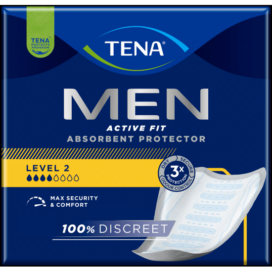 TENA Men Level 2 – Absorbante urinare pentru barbati, 10 bucati