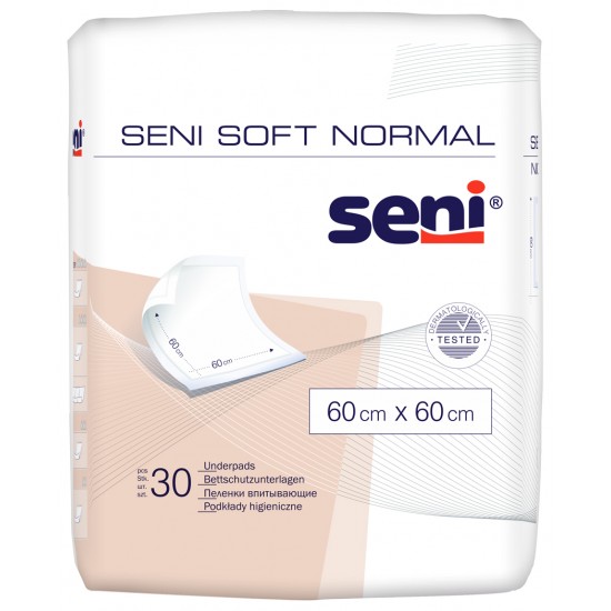 Seni Soft Normal - aleze igienice 60x60 cm 30buc/pachet