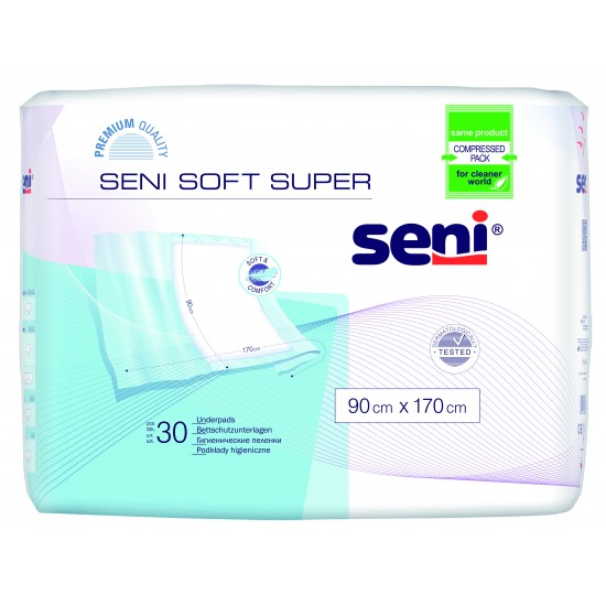Seni Soft Super - aleze igienice 90x170 30buc/pachet