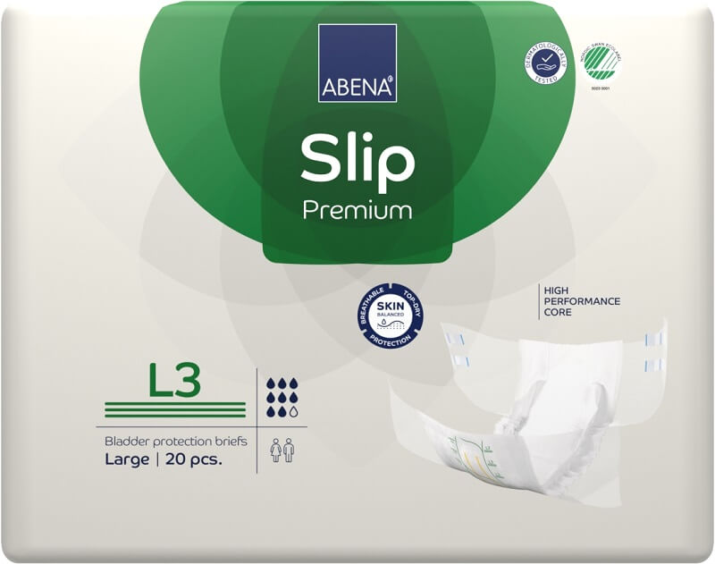 ABENA- Scutec incontinenta, hipolergenic Abena Slip L3 Premium, 20 buc, absorbtie 3600 ml - imagine 3
