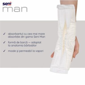 Seni Man Level 5 Super – Absorbante urologice pentru barbati, 15 bucati