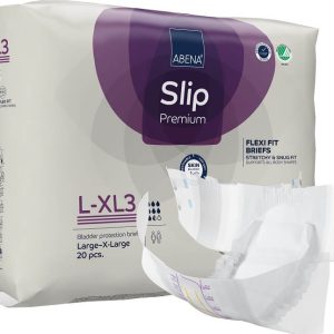 ABENA- Scutec incontinenta, hipolergenic cu talie ajustabila Slip Flexi Fit L-XL3 Premium, 20 buc, absorbtie 3200 ml — Abena