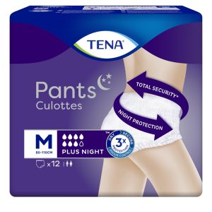TENA Pants Plus Night, Unisex, mărimea M, 12 buc — Tena