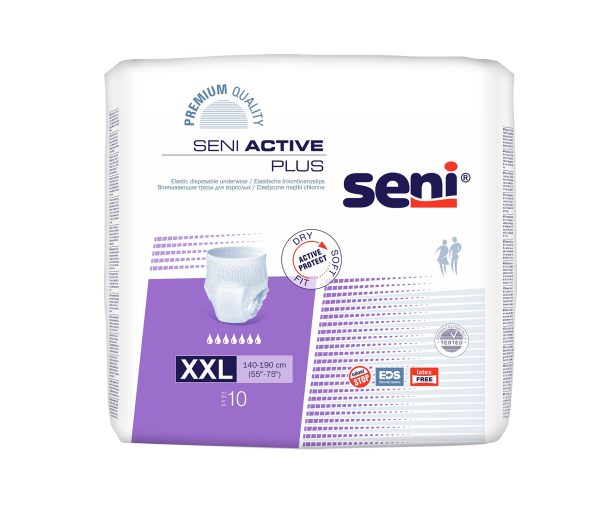 Seni ACTIVE Plus XXL 10 buc/pachet — Seni