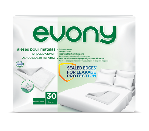 Evony Aleze / Protectii pentru pat Evony 60 x 90 cm, 30 buc — Evony