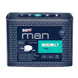 Seni Man Level 3 Extra – Absorbante urologice pentru barbati, 15 bucati — Seni