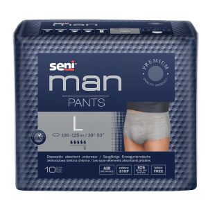Seni Man Pants L – Chiloti absorbanti pentru barbati, incontinenta usoara si medie, 10 bucati — Seni